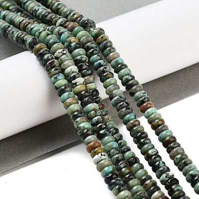 Natural African Turquoise(Jasper) Beads Strands G-K343-C11-01-1