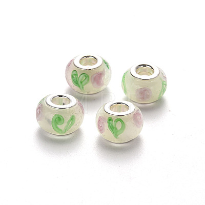 Handmade Lampwork European Beads LPDL-N001-056-F10-1