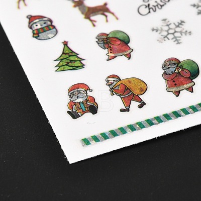 Christmas Theme Self Adhesive Nail Art Stickers MRMJ-A003-01I-1