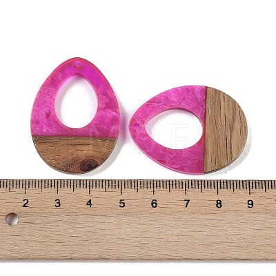 Resin & Wood Pendants WOOD-F015-17D-1