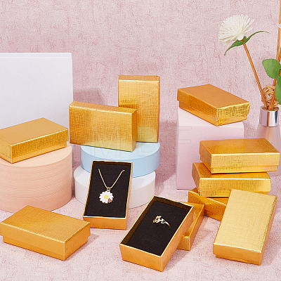 Cardboard Jewelry Set Storage Boxes CBOX-WH0003-39A-1