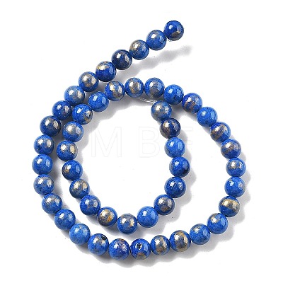 Natural Mashan Jade Beads Strands G-A255-A01-01L-1