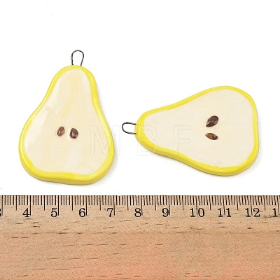 Handmade Porcelain Big Pendants PORC-I030-02-1