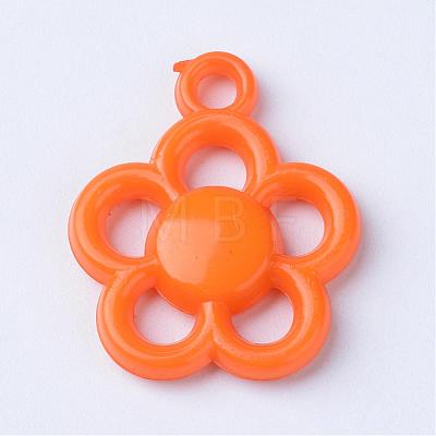 Opaque Acrylic Pendants SACR-S202-21-1