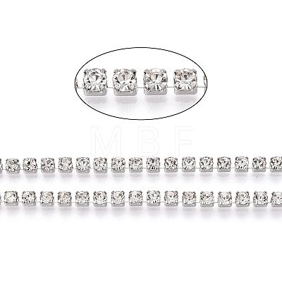 Iron Rhinestone Strass Chains CH-YW0003-01A-NF-1