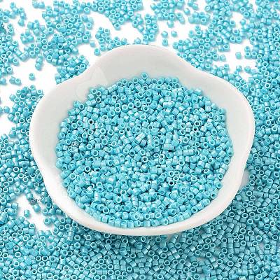 Baking Paint Glass Seed Beads SEED-S042-15B-34-1