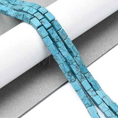 Synthetic Turquoise Beads Strands G-C135-F03-01-1