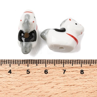Handmade Porcelain Beads PORC-G015-02B-1