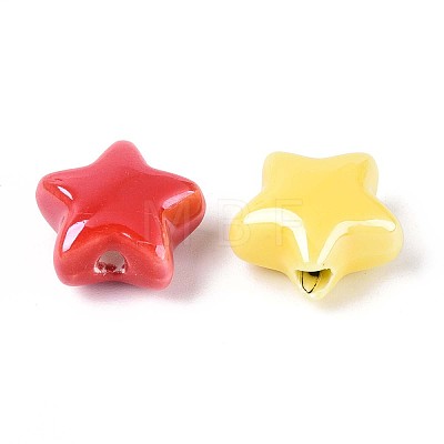 Handmade Porcelain Beads X-PORC-Z001-04-01-1