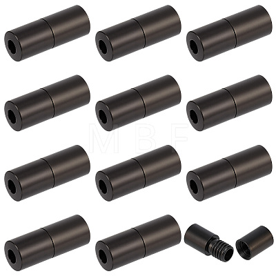12Pcs Stainless Steel Screw Clasps STAS-BC0004-25A-1