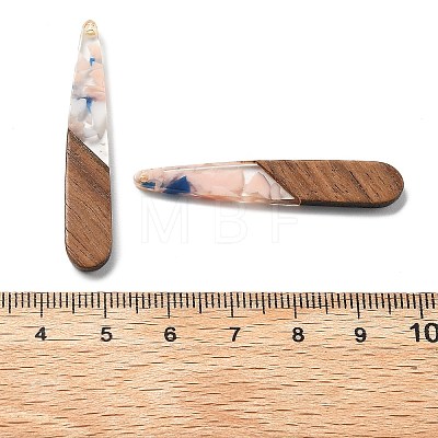 Resin and Walnut Pendants LS-FIND-R051-08C-1