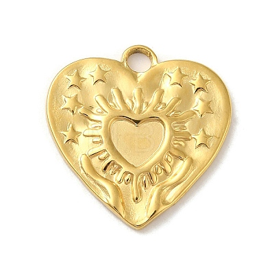 Ion Plating(IP) 304 Stainless Steel Pendants STAS-C104-10G-1