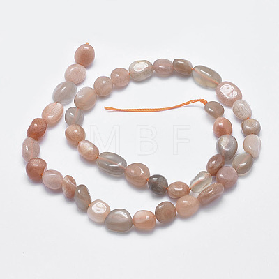 Natural Multi-Moonstone Beads Strands X-G-F547-06-B-1