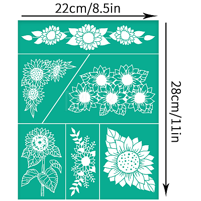 Self-Adhesive Silk Screen Printing Stencils DIY-WH0531-020-1