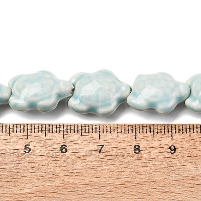 Handmade Porcelain Beads Strands LAMP-G140-02H-1