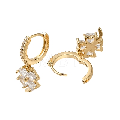 Brass Dangle Earrings EJEW-L271-14KCG-03-1