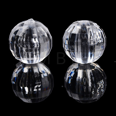 Transparent AS Plastic Beads TACR-T019-005-1