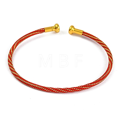 Braided Carbon Steel Wire Bracelet Making MAK-A017-B50-1