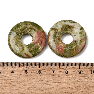 Natural Unakite Pendants G-A320-01A-15-1