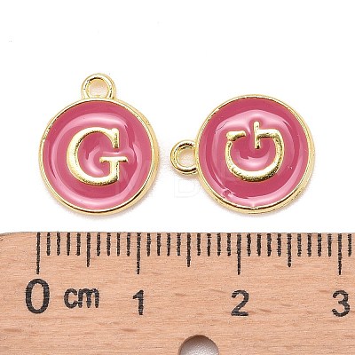 Golden Plated Alloy Enamel Charms LS-ENAM-S118-08G-1