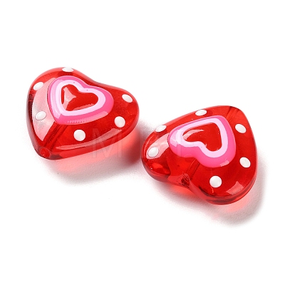 Glass Enamel Beads X-LAMP-S068-04A-1