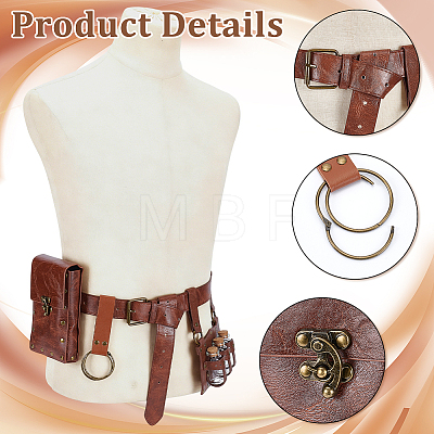 PU Imitation Leather Belts AJEW-WH0596-691B-1