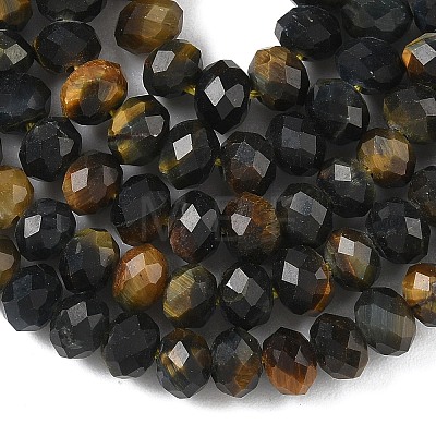 Natural Tiger Eye Bead Strands G-D344-A20-02-1