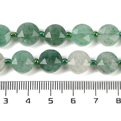 Natural Green Strawberry Quartz Beads Strands G-C116-A34-01-1