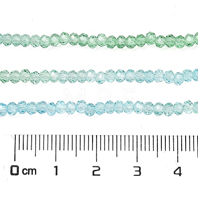 Transparent Painted Glass Beads Strands DGLA-A034-T1mm-A16-1