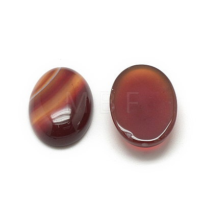 Natural Agate Cabochons G-R415-8x10-01-1