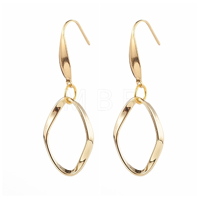 Alloy Twisted Ring Dangle Earring Sets EJEW-JE04503-1