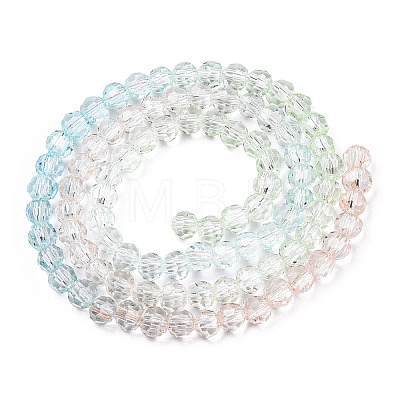 Transparent Glass Beads Strands X-GLAA-E036-07X-1