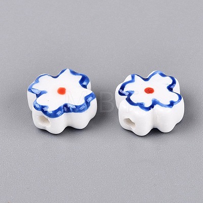 Handmade Porcelain Beads PORC-N012-15C-1