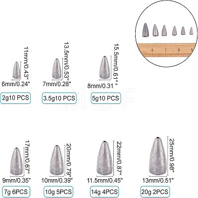 Bullet Weights Sinker FIND-FH0001-04-1