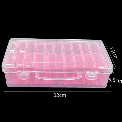 20 Slots Plastic Craft Organizer Case PW-WG35538-02-1