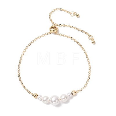 Brass Cable Chains Slider Bracelets BJEW-JB12813-01-1