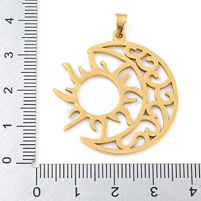 304 Stainless Steel Pendants STAS-Z076-19G-1