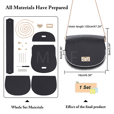 DIY Purse Making Kits DIY-WH0304-202-1