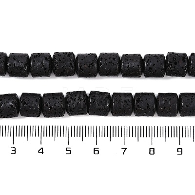 Natural Lava Rock Beads Strands G-A234-E02-02-1