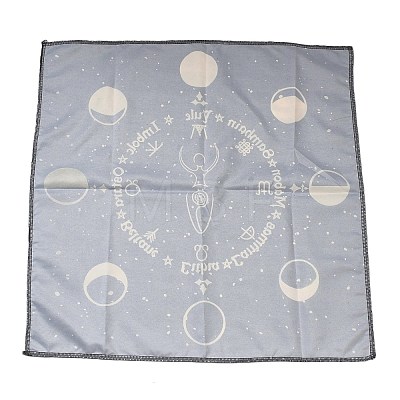 Polyester Peach Skin Tarot Tablecloth for Divination AJEW-D061-01A-1