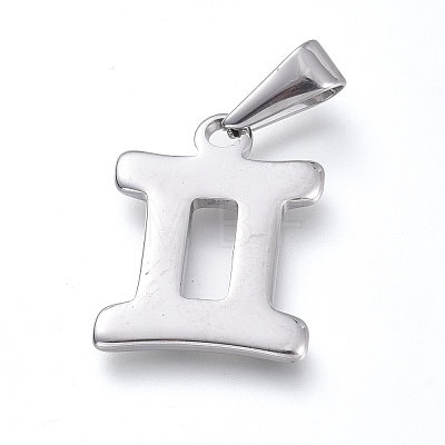 Non-Tarnish 304 Stainless Steel Pendants STAS-L210-06K-P-01-1