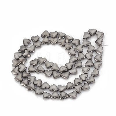 Electroplate Non-magnetic Synthetic Hematite Beads Strands G-T061-101I-1