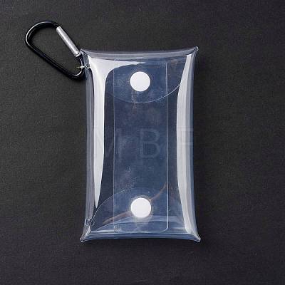 Waterproof Transparent PVC Key Clasp Storage Bags DIY-K046-01-1