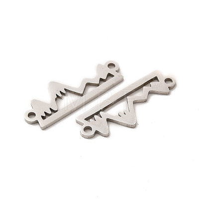 201 Stainless Steel Connector Charms STAS-K251-076P-1