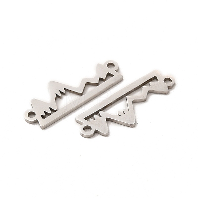 Non-Tarnish 201 Stainless Steel Connector Charms STAS-K251-076P-1