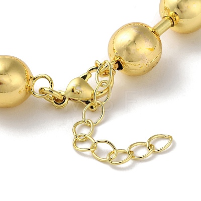 Rack Plating Brass Ball Chain Necklaces for Women NJEW-G102-01E-G-1