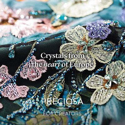 Preciosa® MAXIMA Crystal No Hotfix Flatback Stones Y-PRC-NSS8-90075-200-1