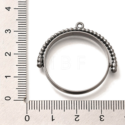 Alloy Open Back Bezel Pendants PALLOY-I223-01B-1