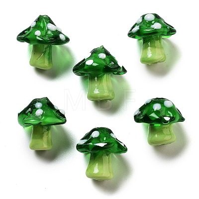 Handmade Lampwork Bumpy Beads Strands LAMP-A004-06D-1