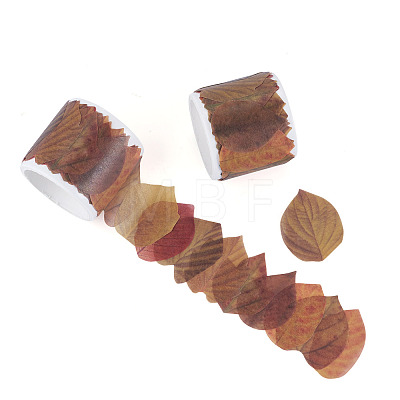 Autumn Leaf Paper Tape Stickers for Card Making DIY-TAC0032-23E-1